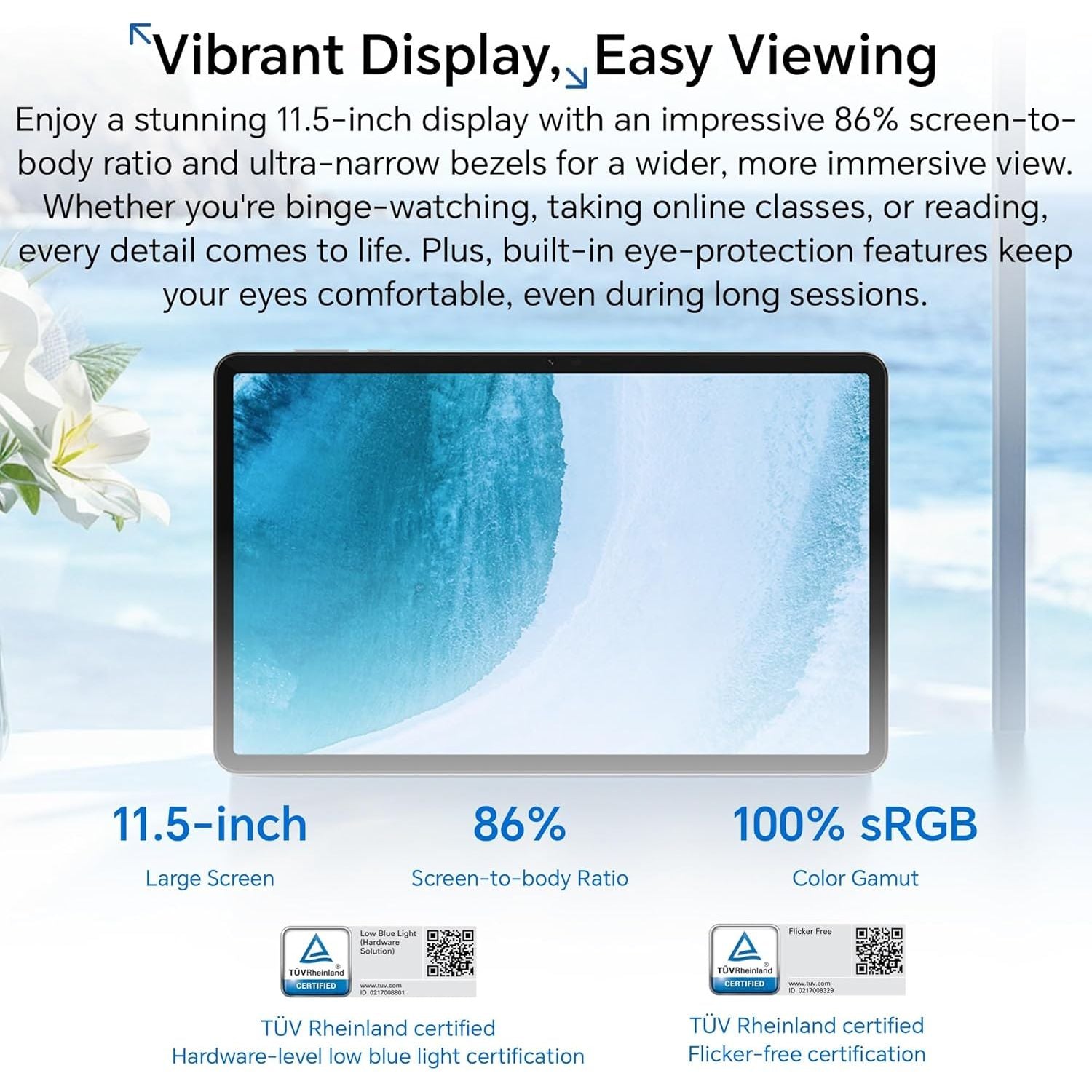 Buy HONOR,HONOR Pad X9a – 11.5″ 120Hz 2.5K HONOR FullView Display, 128GB, Android 15, Grey - Gadcet UK | UK | London | Scotland | Wales| Near Me | Cheap | Pay In 3 | Tablet Computers